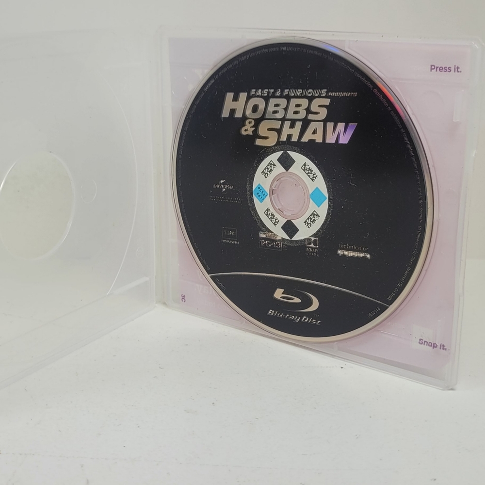 Hobbs and Shaw DVD